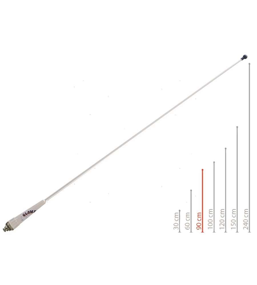 ANTENA VHF - 900 MM - FIBRA - 18 M + RA