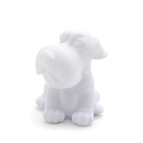 Preisvergleich Produktbild Vektenxi LED Nachtlicht, Chinesisches Tierzeichen Tierförmige Nachtlampe 7 Farbwechsel für Kinder Schreibtisch Nachttischlampe für Kinderzimmer, Kinderzimmer, Wohnzimmer Hund Tragbar und Nützlich