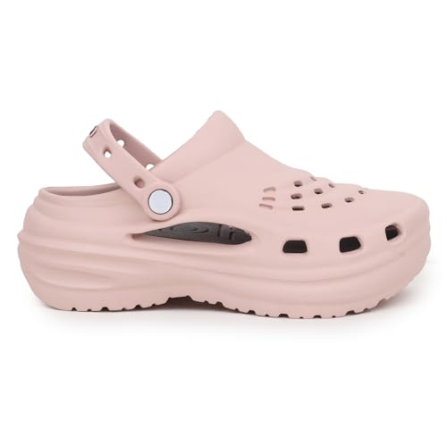 Image of YOHO High Heel Clogs for Women | Waterproof Monsoon Footwear & Rainy Sandals | Lightweight Cushioned Chappal