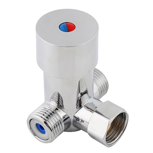 Válvula mezcladora G1/2 de latón para control de temperatura en grifos automáticos 8