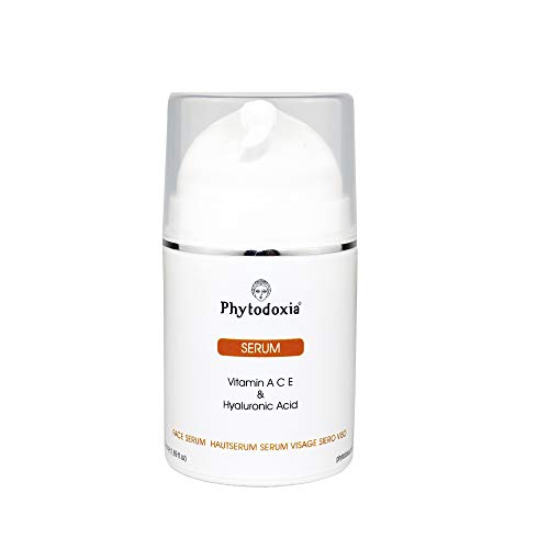 Serum Facial de Ácido Hialurónico Vitaminas A C E | Reafirma Anti-Edad Regenera Tonifica | Aceite de Argán Jojoba | Contorno de Ojos Labios Cuello | Aloe Vera Centella Asiática Hamamelis | 50ml