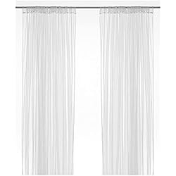 Ikea Lill - Juego de 2 Cortinas de Visillo (300 x 280 cm)