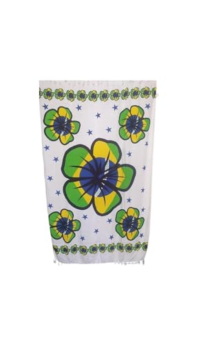 Pareo flor grande de Brasil para tus tardes de piscina y puestas de sol en la playa