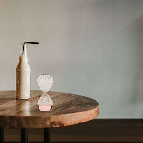 Bubble Singing Hourglass Timer Dream Foam Crystal Hourglass Creative Glass Liquid Motion Timer Hourglass Birthday Gifts Table Decoration (Pink) #TOP4