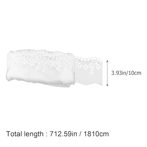 Dentelle blanche ruban de 20m pour couture loisirs creatifs diy - 3