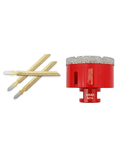 Lames de scie sauteuse diamantée et SHDIATOOL forets diamant 68mm pour perçage carrelage dur