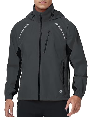 Nepest Cycling Rain Jacket Mens Waterproof Windbreaker