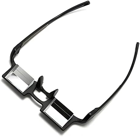 okcsc New Upgraded Reading Glasses Lying Down Bed Light Periscope Glasses for Reading Watching TV Glasses 90ยฐAngle Prism Glasses Release Neck While Watching Reading Playing Mobile Unisex Lazy Glasses