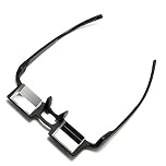 okcsc New Upgraded Lazy Glasses Lying Down Bed Prism Glasses for Reading Playing Mobile Watching TV Glasses 90°Angle Upside Down Horizontal Super Lightweight Glasses for reducing Neckache Unisex