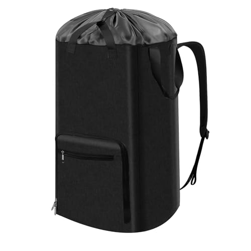 Bukere JSHXNS02 Wäschesack Rucksackstil Schwarz