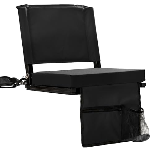 FZGhome Stadium Seat with 3 Mesh Pockets