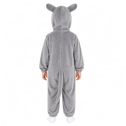 Image of Raj Costume Animal Fancy Dress Costume for Boys & Girls | Hooded Full Body Wildlife Zoo Animal Jumpsuit | Soft Costume for School Function, Fancy Dress, Halloween, Birthday, Cosplay & Role Play