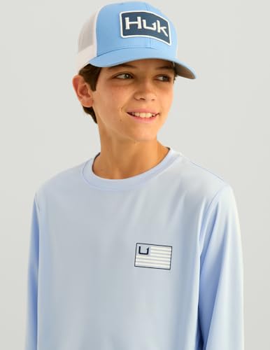 HUK Kids Pursuit Pattern Long Sleeve Shirt, Fishing Shirt for Kids4