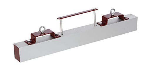 Vestil HFMS-36 Magnetic Sweeper Forklift Hanger, Release Lever, 5" x 1-1/4" Fork Pockets