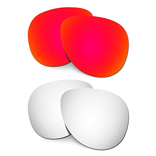 Lentille Oakley Elmont Medium rouge et titane pour verres de rechange