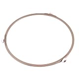 Generico Supporto per Girevole di Supporto Resistente Agli Urti in Plastica per Microonde 2 per Vassoio Tondo, per Microonde