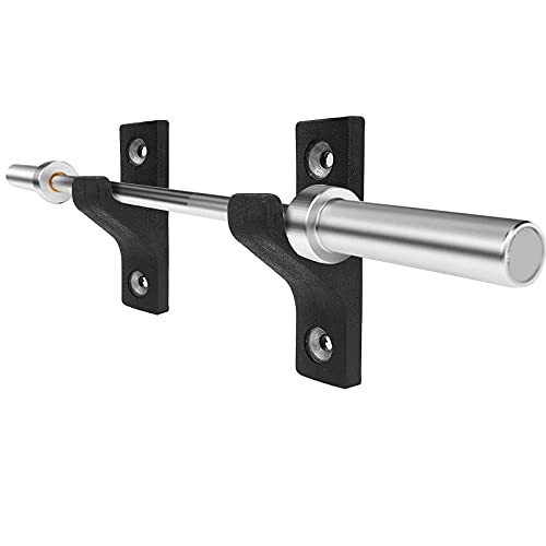 Luwint Langhantelhalter zur Wandmontage, hochwertiges horizontales Einzelstangen-Aufbewahrungsregal Cover