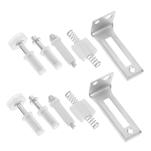 Zerodeko kit de herrajes para puerta bifold, pivotes superiores para puertas corredizas y de acordeón, fácil instalación para closet miniatura 1