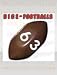 Football D6 dice (Set of 6)