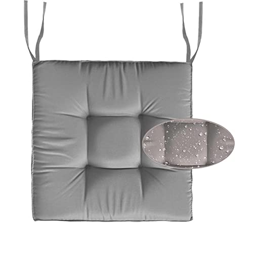 Outdoor Seat Cushion 40x40 cm Water-Resistant Chair Pad Garden Stool Cushion Thick 7cm Upholstered Seat Pad Colorful Patio Chair Pillow Outdoor Seating