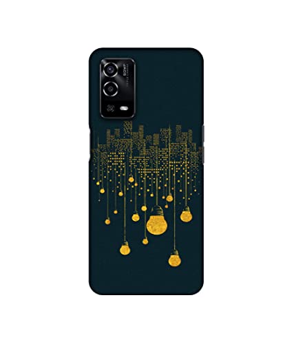 Image of City Light Pattern Design 3D Printed Hard Back Case Cover for Oppo A55 4G