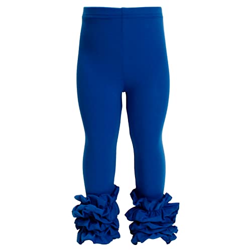 Image of HOOLCHEAN Baby Toddler and Little Girls Cotton Ruffle Leggings