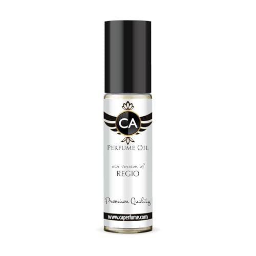 CA Perfume Impression of Regio Unisex Fragrance Oil Amber Spicy Scent Long Lasting Perfumes for Women &amp; Men Travel Size TSA Ready Mini Parfum Body Oil Roll-on 0.33 Fl Oz 10ml