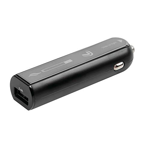 Chargeur allume-cigare noir LAMPA 38825 adaptateur alimentation voiture camion
