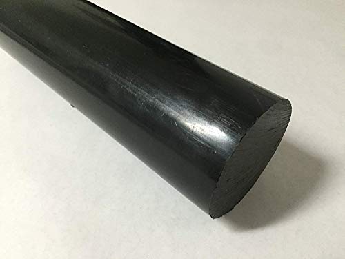 Image of Acetal Copolymer Plastic Round Rod 5 /8 inch Diameter, 40 inch Length - Black Color