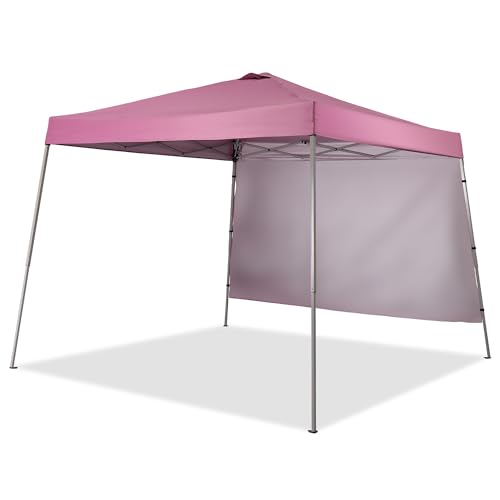 GDY 8X10 FT Pop Up Canopy Outdoor Instant Tent Slant Legs...