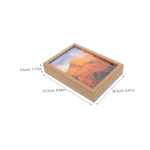 Madera reutilizable en caja de almacenamiento elegante Lurrose para joyas 3