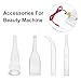 Elitzia Four Types Of Acne Blackhead Absorbing Glass Tube Types Multiple Use Electrotherapy Beauty Machine Accessories 10/set Of The Same Type ETD215SA (Gourd Shaped)