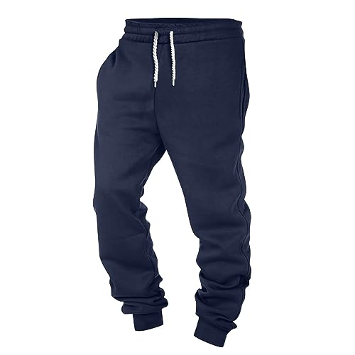 Men's Casual Cotton Tapered Joggers Athletic Sweatpants Workout Running Pants with Pockets, M-4XL4