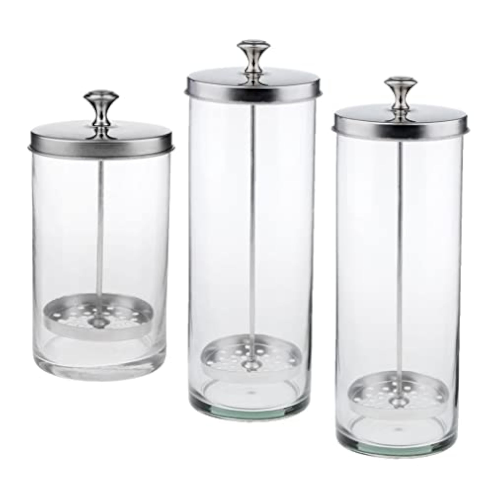 Clear Sanitizer Disinfectant Glass Jar