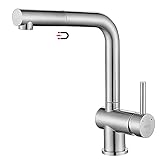 niederdruck armatur mit ausziehbarer brause Kompakte und elegante Spültisch-Armatur in geradlinigem modernem Design für Ihre Küche