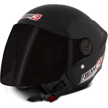 Capacete New Liberty Three 60 Preto Viseira Fume