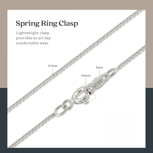 KEZEF 925 Sterling Silver Necklace for Women | Thin 0.7mm 18k Gold plated, Rose Gold chain for women, Silver chain necklace jewelry | cadena de plata 925 para hombre mujer4