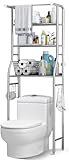 Estante Baño sobre Inodoro, 3 Niveles Estante de Almacenamiento para Baño sobre Organizador de Inodoro,Repisa de Baño de...