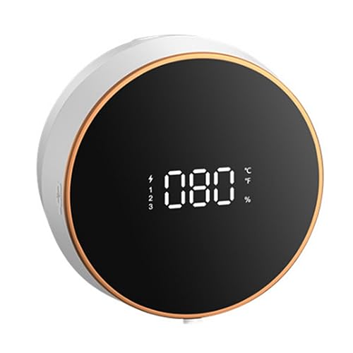 Comphic Touchless Automatic Sensor Soap Dispenser Foam Type-C Charging Smart Induction Hand Washer With Temperature Easy To Use White