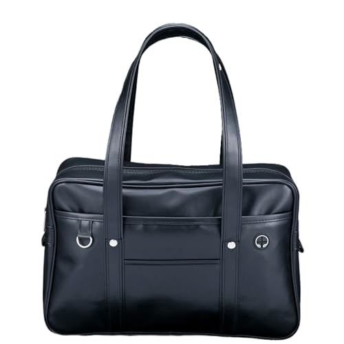 CLSSLVVBN Borsa a tracolla portatile in pelle PU per borsa da scuola Borsa giapponese di grande...