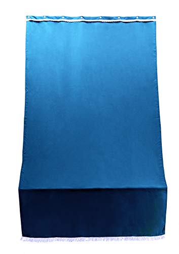 Linea Garden Friend T1372910/L Sonnensegel für Ringe, Blau, 140 x 250 cm