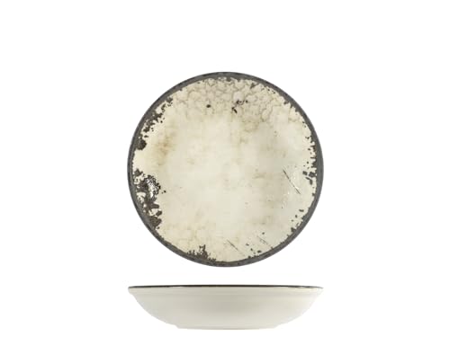 H&H Dallas Set 6 Piatti Fondi, Porcellana, 20cm