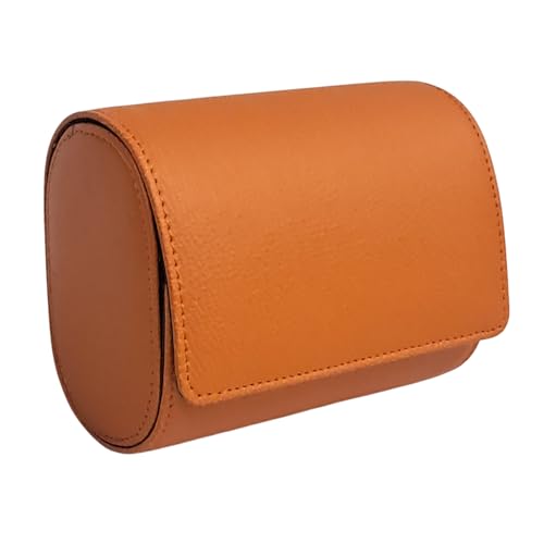 Image of THE CASE Luxury Watch Roll Case - Travel Watch Organizer-Watch Travel Case for 2 Watches | PU Leather Portable Gift Box for Watch Collectors