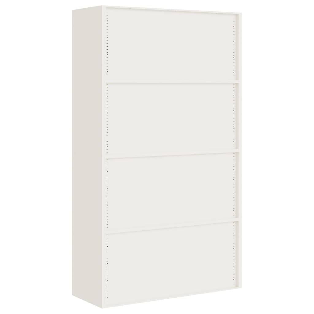 vidaXL Armario archivador de Acero Blanco 105x40x180 cm, archivador, Unidad de Almacenamiento, gabinete de Almacenamiento de Oficina