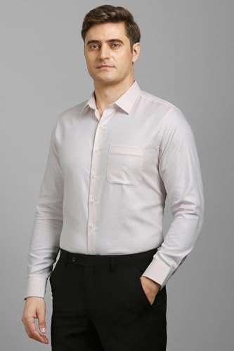 Image of Louis Philippe Men's Solid Slim Fit Shirt