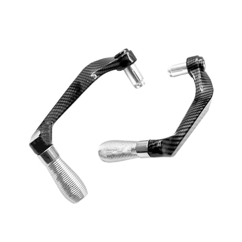 Handprotektoren Für Benelli Für Leoncino 500 Für TRK502X Für TNT125 300 502C BN 302 125 Lenkergriffe Schutz Bremskupplungshebel Schutzfolie Motorrad Handschutz(Silber)