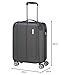 Travelite Bordtrolley Handgepäck Koffer, leicht, 4 Rollen, City, Hartschalenkoffer klein mit kratzfester Oberfläche, 55 cm, 40 Liter