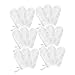 LIXBD Lot de 18 brosses de gaze pour bébé - Nettoyage des doigts - Brosse à dents buccale - Nettoyage des taches de lait - Blanc