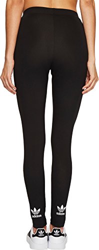 Leggings Adidas noir avec mini logo Trefoil discret taille S