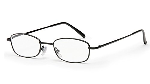 Filtral Lesebrille mit zeitlosem Metallrahmen für Damen & Herren/Klassische Lesehilfe mit Federscharnier in schwarz / +3.50 Dpt. F4513743 Cover